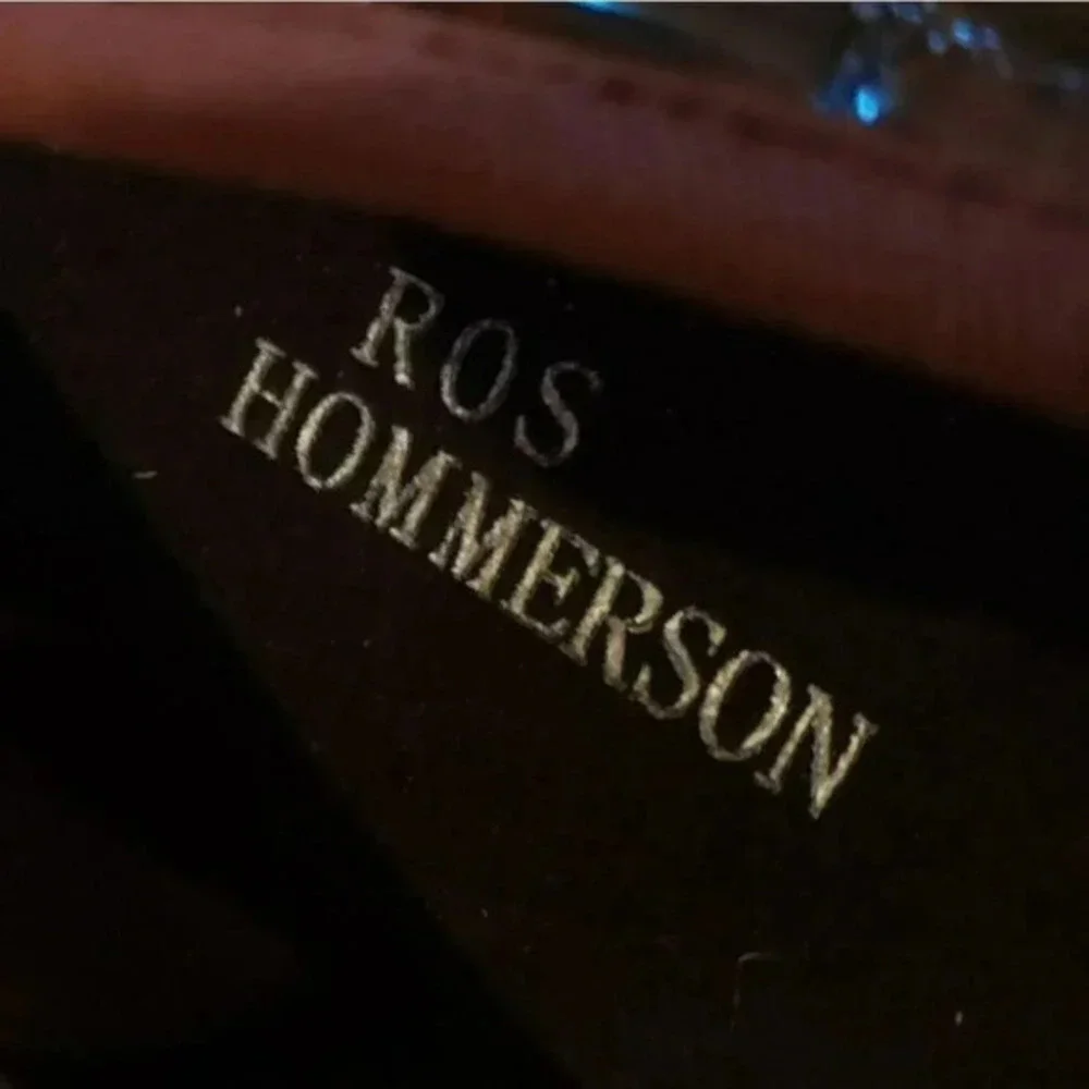 Ros Hommerson 4M‎ brown patent leather wedges